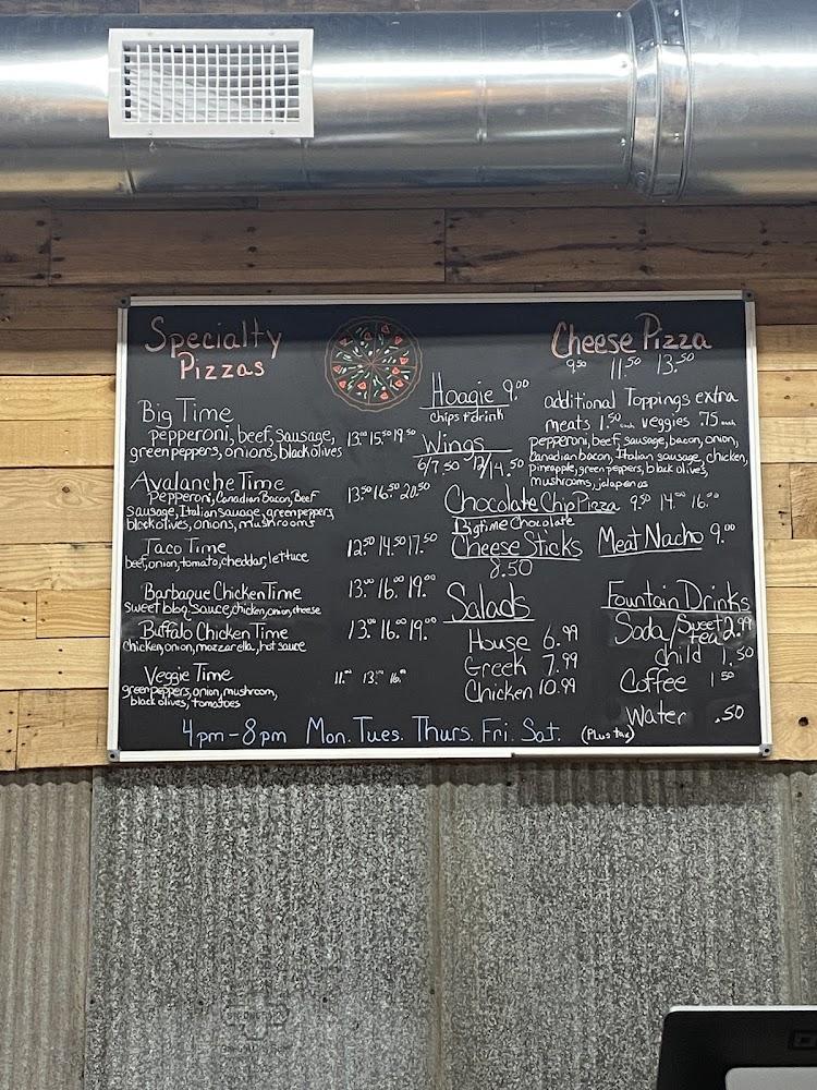 Big Time Pizza & Bakery Menu image 3